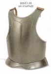 Armours - Medieval Body Armour - Pectoral Italian fifteenth century - Breastplate with straps to protect the front of the trunk, made of brushed iron with coietti leather.