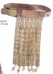 Ancient Rome - Clothing - Cingulum Roman, first century BC - Dress belt by Roman legionnaires in the first century AD, to which was suspended pugio dagger sheath, made of leather covered with metal plates with figures in relief.