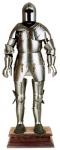 Armours - Medieval Armour - Medieval armor - Medieval armor "Dei Corio", composed of hidden high-necked, with opening face T, surrounded by a rectangular bar reinforcement.