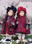 Collectible porcelain dolls - Porcelain dolls Montedragone - Annetta, porcelain doll - Doll Handcrafted porcelain bisque, size: 38 cm.