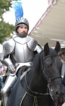 Armours - Medieval Armour - Medieval Knight Armor - Medieval Knight Armor for parade, made of steel and fully wearable handmade, fitted with a wooden base and fitted with steel sword. This armor should be adjusted to your measurements.