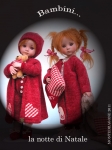 Biskuit-Porzellan-Puppen, Höhe 29 cm..