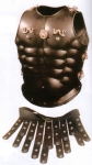 Antica Roma - Armature Romane - Busto in cuoio con cintura - Busto in Cuoio e cintura a protezione del corpo, in epoca romana questo modello venne adottato dagli ufficiali superiori, si presta a diverse taglie.