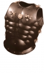 Ancient Rome - Roman Armours - Bust In Leather - Leather torso to protect the chest, in Roman times, this model was adopted by senior officers, lends itself to different sizes.