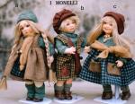 Collectible porcelain dolls - Collectible porcelain dolls, New - Urchins, porcelain dolls - Montedragone porcelain bisque dolls, height: 28 cm.