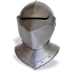 Helmet armor, Armours - Medieval Helmets - Helmet Man to Tuscany, Helmet armor to tile the top with rib median used as head protection in the armor. Dimensions: 30x35x36 cm.