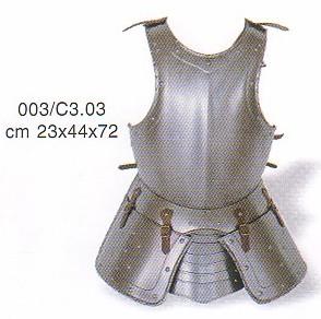 Breastplate, XV century, Armours - Medieval Body Armour - Breastplate covering the front of the body and in use in Europe since the first part of the XVth century