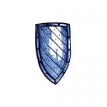 Armours - Medieval shields - Almond-shaped convex shield to the head and side margins