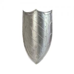 Medieval shield three-point, Armours - Medieval shields - Made entirely of wrought iron hand and brushed.