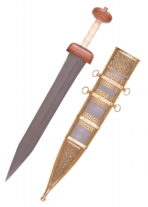 Gladius of Mainz, 1st ct AD, Ancient Rome - Roman swords - Gladius of Mainz, 1st ct AD, The hilt is made of wood and bone.