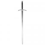 Swords and Ancient Weapons - Medieval Swords - Medieval two-handed broadsword, thirteenth century. Iron blade shaped to two wires with cutting edges which taper in a decisive manner towards the tip. Length 126 cm.