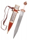 Antica Roma - Gladio Romano - Gladio Romano tipo Mainz, con fodero, spada tipica dei legionari romani. Questa riproduzione di un Gladio Romano tipo Mainz ha una lama in acciaio inox EN45, che non è affilata.