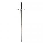 Swords and Ancient Weapons - Medieval Swords - Medieval sword dating back between the XIIIth and XIVth century. Medieval sword double-edged iron blade. It is broad just under the hilt, narrowing towards the tip.  Total length 100 cm.