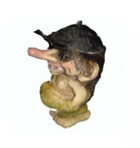 Troll Nyform 019, NyForm Troll - NyForm Troll (small) - Norwegian Troll natural material, subject to international collection. Height: 10 cm