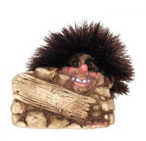 Troll Nyform 074, NyForm Troll - NyForm Troll (small) - Norwegian Troll natural material, subject to international collection. Height: 7.5 cm