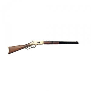 Winchester model 1866, Medieval - Firearms - Guns - Winchester rifle model 1866, the stock is made in wood while the frame is in brass metal,it was provided with a lever breech-loading mechanism, overall lenght 99 cms.
