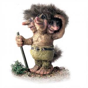 Troll Nyform 150, NyForm Troll - NyForm Troll (medium) - Norwegian Troll natural material, subject to international collection. Height: 19 cm