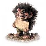 NyForm Troll - NyForm Troll (small) - Troll unbreakable natural material Size: 15 cm. Norse, lattex product.