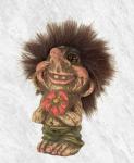 Troll  NyForm - Troll NyForm Piccoli - Troll norvegese in materiale naturale, oggetto da collezione internazionale. Altezza: 10,5 cm