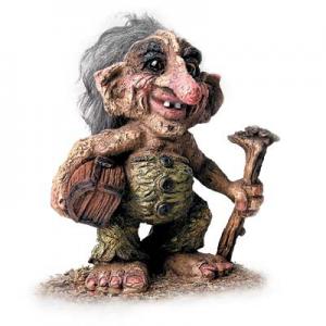 Troll Nyform 274, NyForm Troll - NyForm Troll (medium) - Norwegian Troll natural material, subject to international collection. Height: 16.5 cm