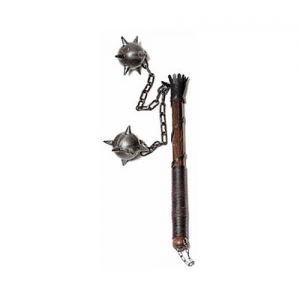 Two-headed flail (iron-XIV sec.), Medieval - Axes and Maces - Maces One-headed Flail - Flail horse with two heads. Weapon hit articulated high power impact.