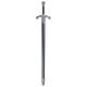 Spade e Armi antiche - Spade Templari - Spada Templare, spada medievale dodicesimo secolo, ornata con simboli caratteristici dei Cavalieri Templari realizzata in fusione metallica.