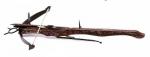Medieval - Arcs and Crossbows - Crossbows - Strap on by heavy crossbow of the fifteenth century - Typical European crossbow of the first half of the fifteenth century. Teniere in domestic wood fiber hard on carving and floral decorations