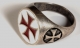 Templar Enameled Ring