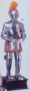 Medieval Armour, Armours - Medieval Armour - Medieval Armour has been made in polished steel, characterized by particularly elaborate floreal figures etched on the largest part of its surface