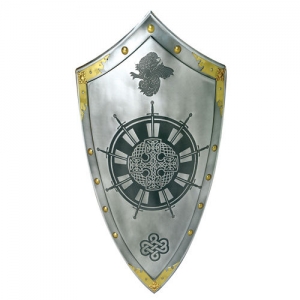 Shield of King Arthur, Armours - Medieval shields - Arthur (from the Celtic Arctus, ie bear), son of Uther Pendragon, the last king of Britain free riding on the mid-sixth century.