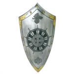 Armours - Medieval shields - Arthur (from the Celtic Arctus, ie bear), son of Uther Pendragon, the last king of Britain free riding on the mid-sixth century.