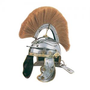 Imperial Gallic Helmet, Ancient Rome - Roman Helmets - Helmet with longitudinal crest - Deluxe version. Down with fork.