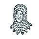 Chainmail coif Armor with spikes