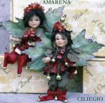Porcelain Fairy Dolls - Porcelain Fairy - Porcelain Fairies (Small) - Personage collectible porcelain bisque, collection Montedragone, dimensions: 7 in, (18 cm),