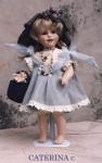 Collectible Porcelain Dolls - Porcelain Dolls - Bisque Porcelain Dolls - Biscuit porcelain doll, height 40 cm.
Porcelain Doll Catherine. All parts are made of bisque porcelain. Costumes are made of the finest fabrics and accessories.