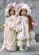 Collectible Porcelain Dolls - Porcelain Dolls - Bisque Porcelain Dolls - Biscuit porcelain dolls. Height 52 cm.