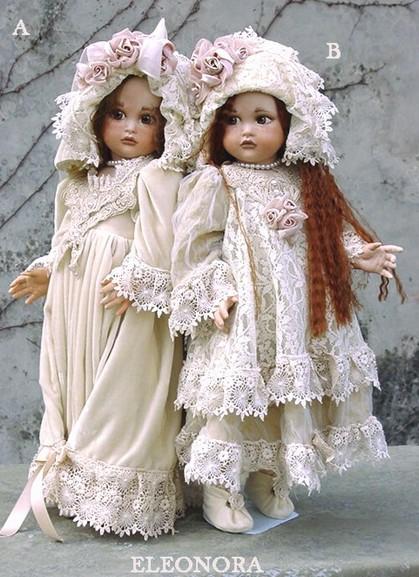 bambole in porcellana