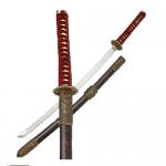 Medieval - Katana Oriental Weapons - Katana - The katana Xena steel blade with cast metal guard and finely worked, total length 105 cm.