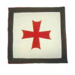 Medieval - Medieval Clothing - Cotton cushion covers depicting the cross Templar Size: 49x49 cm.