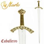 Swords and Ancient Weapons - Swords Collection of World Cinema - Lancelot's sword has a steel blade, very wide at the base which narrows sharply towards the tip.
