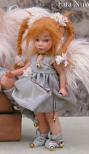 Fairy Cloud, Porcelain Fairy Dolls - Porcelain Fairy - Porcelain Fairies (Small) - Characters in china. Height 21 cm.
