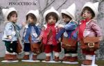 Collectible Porcelain Dolls - Dolls Porcelain Fairy Tales - Pinocchio pupil: Dolls porcelain fairy tales, personage bisque, height 33 cm.