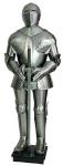 Armours - Medieval Armour - Medieval Armor (wearable) - Wearable medieval armor (shiny) made of steel, handmade with wood base and steel sword.