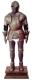 Armours - Medieval Armour - Medieval armor (aged) of the fifteenth century, complete with pedestal, aged finish. Made by artisans in Italy, size and thickness on request.