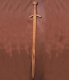 Spade e Armi antiche - Spade Medievali - Spada medievale realizzata interamente in legno adatta per essere utilizzata nella scherma storica. Lunghezza totale 107 cm.