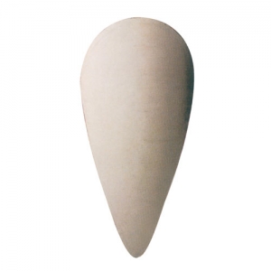 Almond-shape shield, Armours - Medieval shields - Shield made of wood covered with white cloth to decorate as desired, and provided imbracciatura Guiggi to be carried on the shoulder.