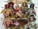 Fate Folletti di Porcellana - Fate in porcellana Montedragone - Fate in porcellana piccole - Fatine da collezione in porcellana di Bisquit 21 cm circa .