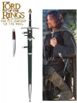 Mondo del Cinema - Signore degli Anelli - Spade e Armi - Spade Signore degli Anelli - Spada Aragorn con fodero e pugnale, Aragorn è uno dei protagonisti de Il Signore degli Anelli.