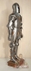 Armature elmi scudi - Armature Medievali - Armatura medievale da Cavaliere, composta elmo Barbuta Veneziana del XIV Secolo a coppo alto, con apertura facciale a Y, armatura medievale realizzata completamente a mano in Italia.