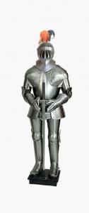 Medieval Knight Armor, Armours - Medieval Armour - Medieval Knight Armor for parade, made of steel and fully wearable handmade, fitted with a wooden base and fitted with steel sword. This armor should be adjusted to your measurements.